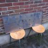 Metalen reclamebord "VINTAGE SHOP".